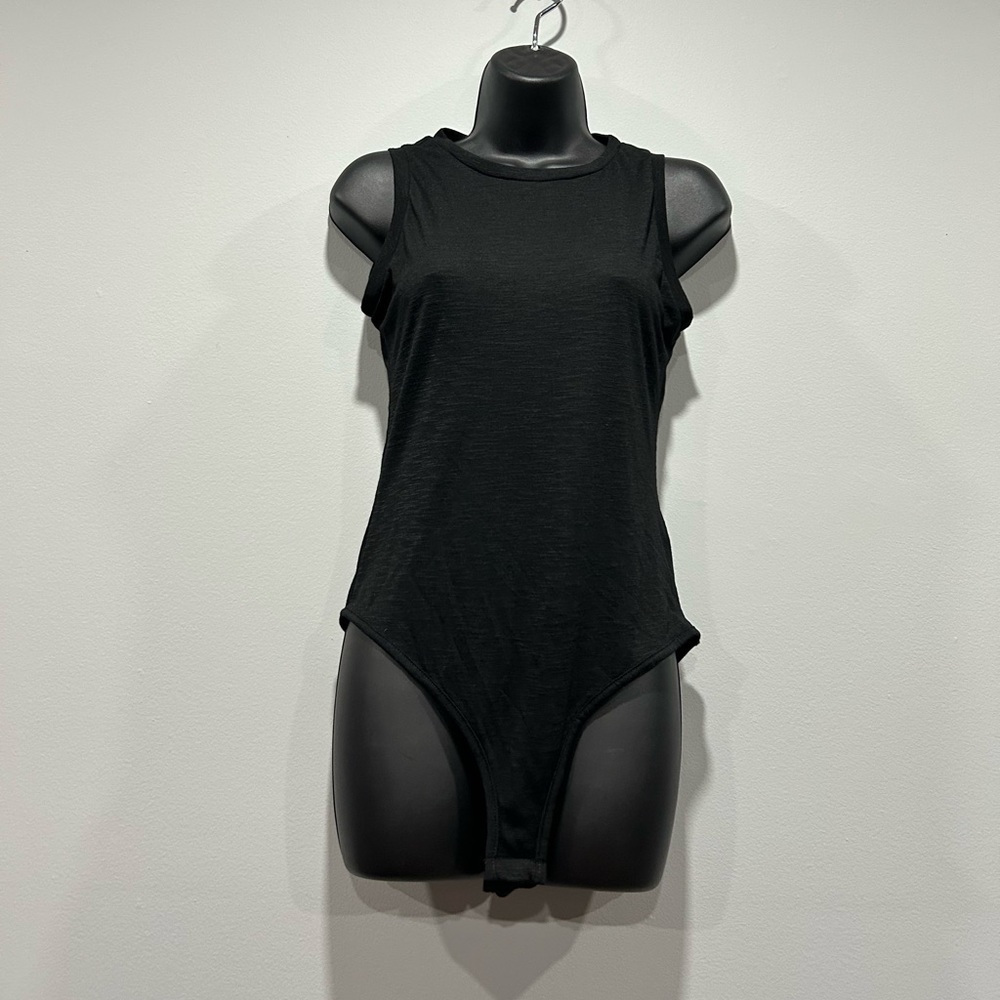 High neck tank bodysuit
